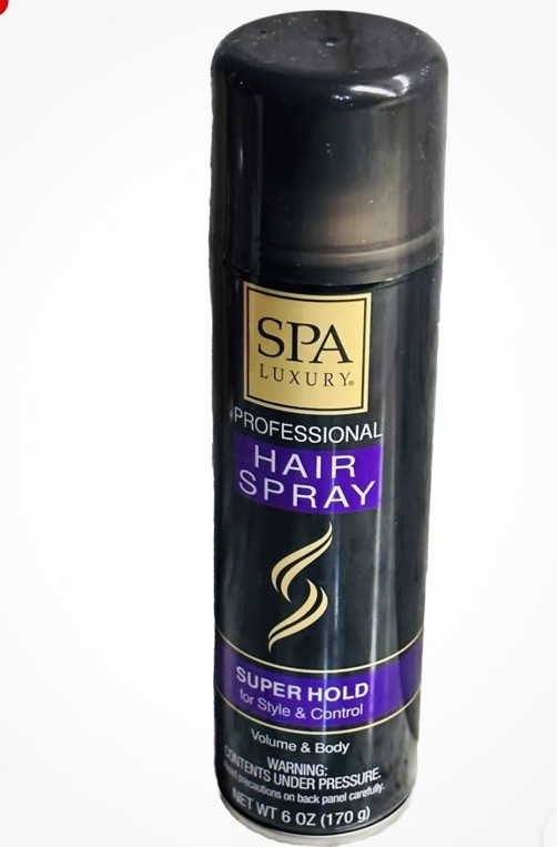Spa Luxury Super Hold Hairspray for Volume and Body 6oz