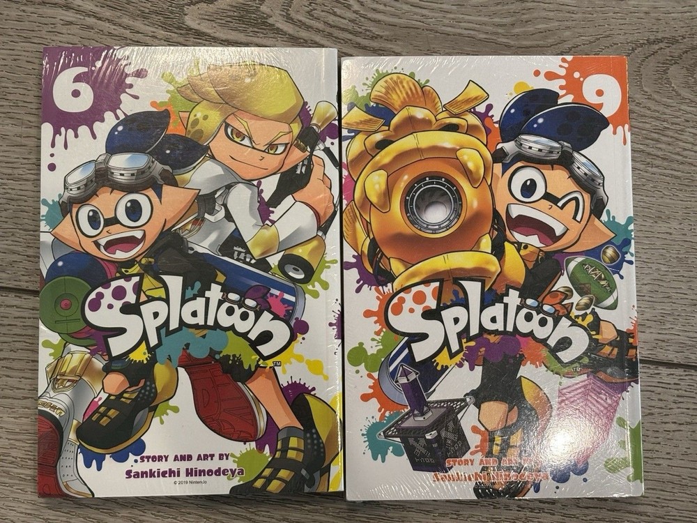 Splatoon Vol 6,9,10,12,15 Japanese Manga Graphic Novels Comic Books