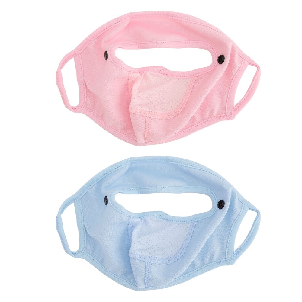 4 Pcs Full Face Shield Multifunctional Ice Silk UV Protection Womens Sunscreen