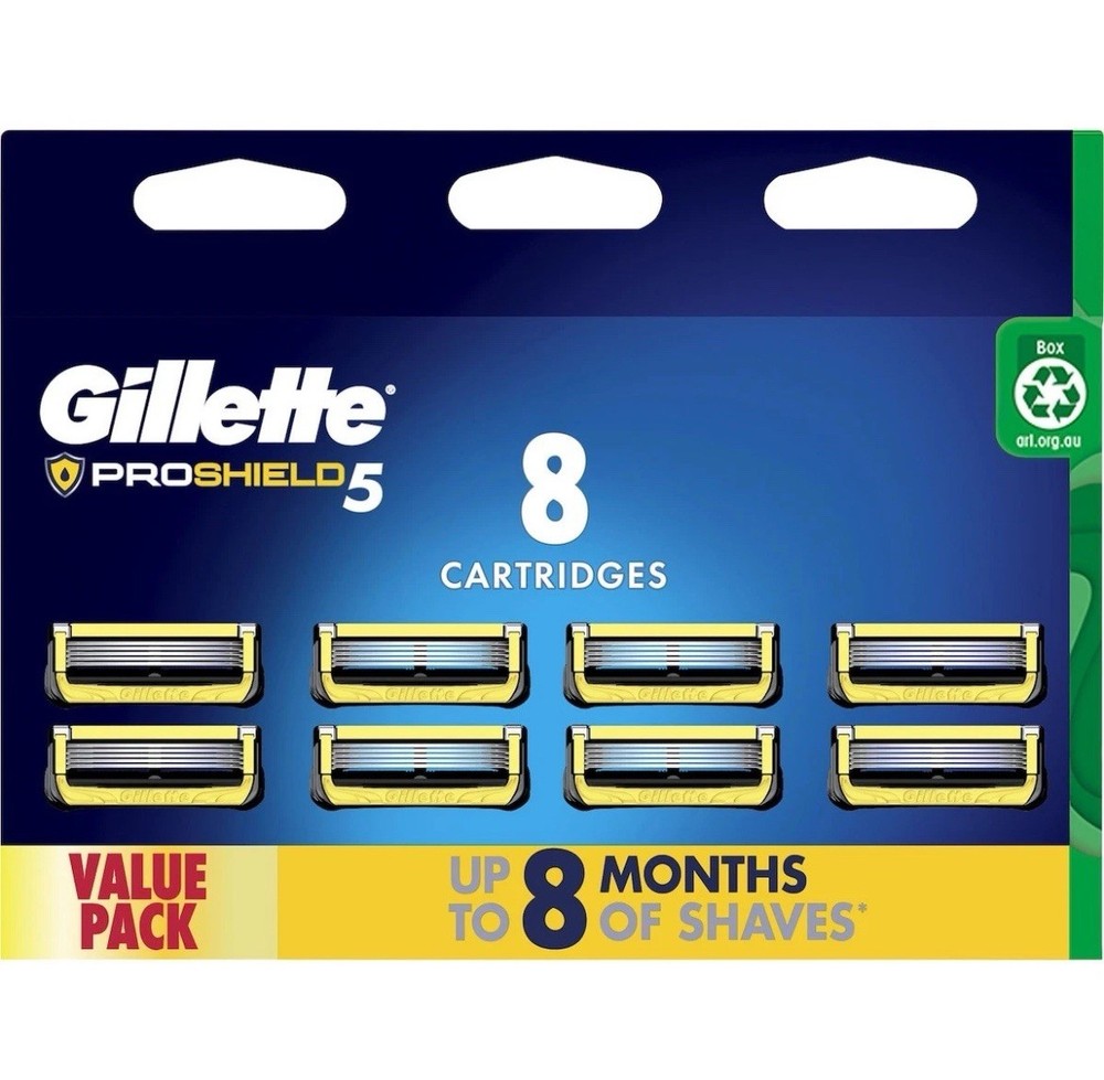 Gillette Pro Shield 5  Men's Razor Blades - 8-pack
