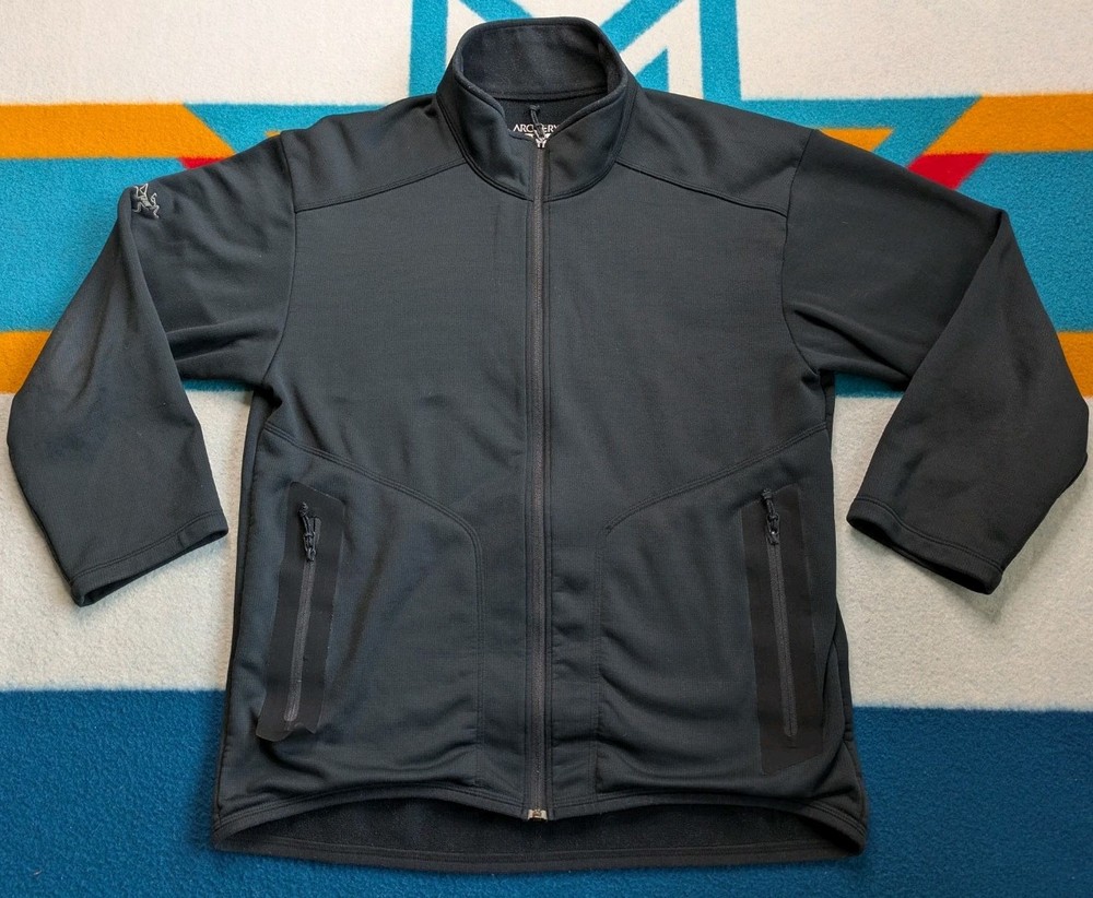 Vintage Arc'teryx Polartec Fleece Windpro Jacket Made in Canada Size Medium