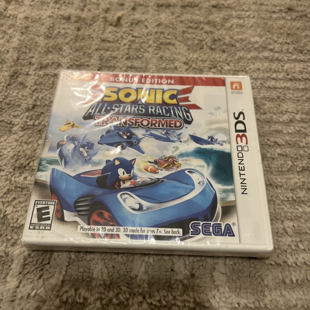 Sonic & All-Stars Racing Transformed Nintendo 3DS Sealed Authentic New
