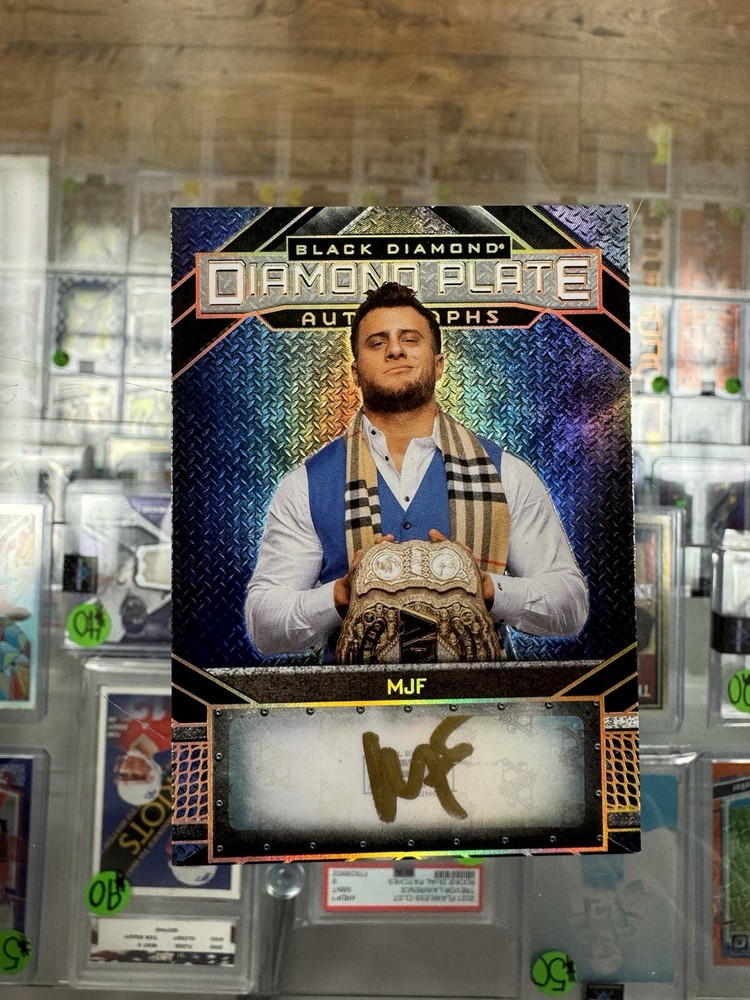 MJF Black Diamond, Diamond Plate Gold Ink Auto /25