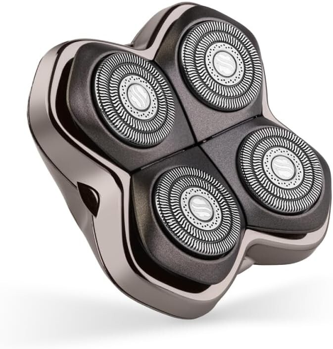 Spring-Loaded Shaving Blades for Irritation-Free Electric Razors - 5in/4.61in