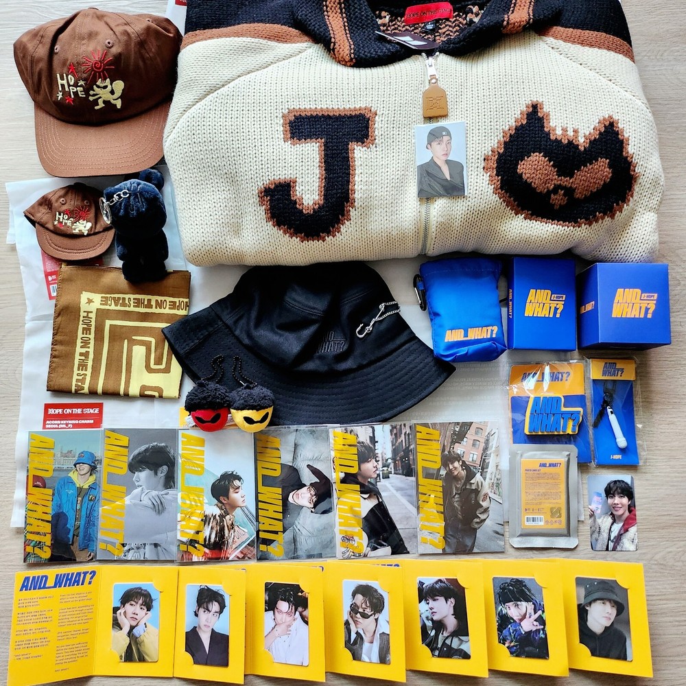BTS J-HOPE AND WHAT Exhibition Official Merch MD with Tracking