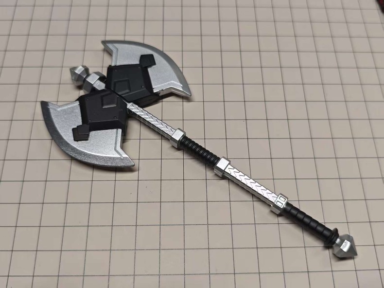 1/12Long-handled double-bladed tomahawk Model for 6'' Action Figures Accessories