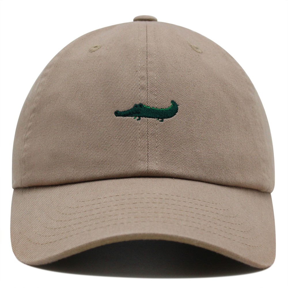 JPAK Cartoon Crocodile Premium Dad Hat Premium Cotton Strapback Wildlife