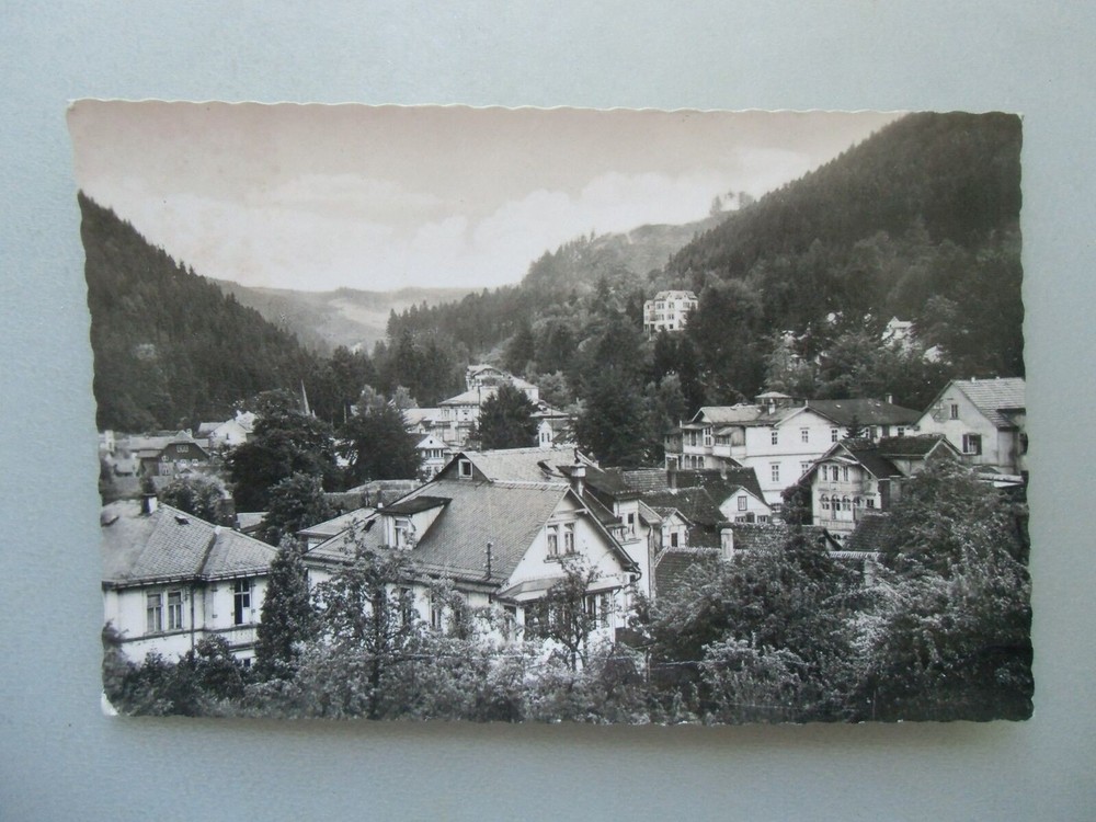 Postcard Friedrichroda view to the ground (No. 605)