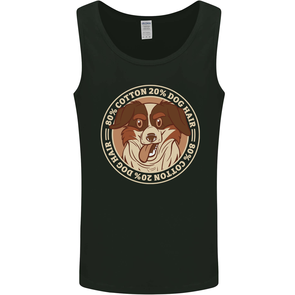 Funny Dog Hair Mens Vest Tank Top