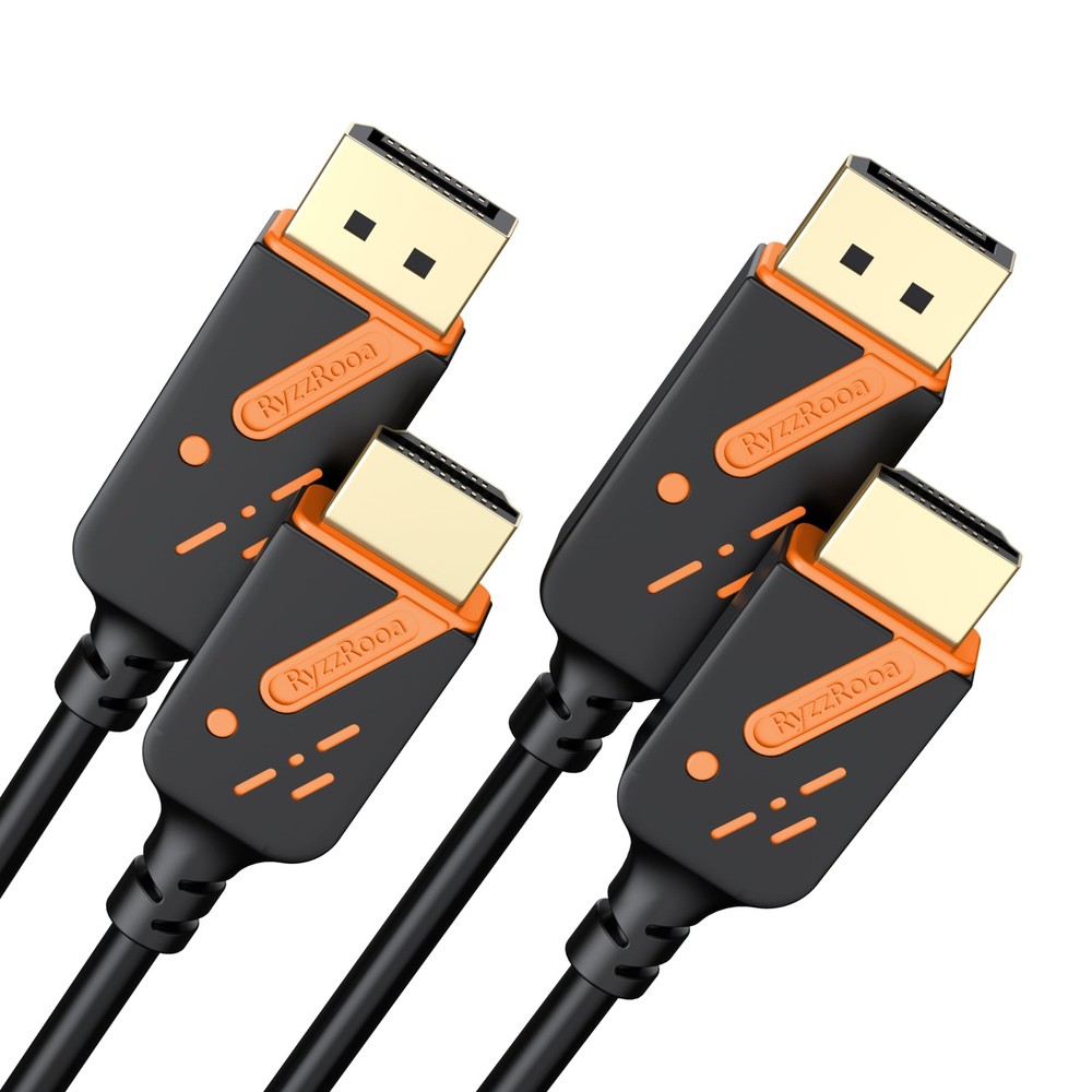 4K DisplayPort to HDMI Cable 3FT 2-Pack DP to HDMI Adapter for Ultra HD