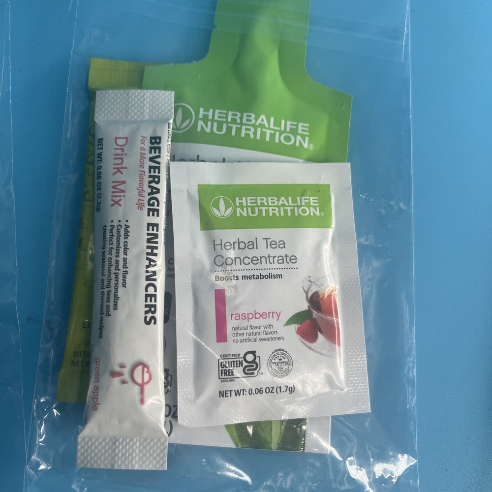 Herbalife Mega Tea Kit. 4 Sample Tea,aloe Vera,enhancer,lift Off.