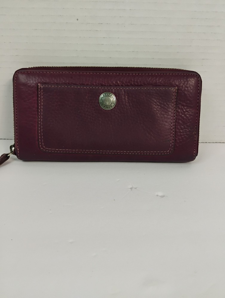 Vintage Coach Leather Wallet Classic Brown Retro Style