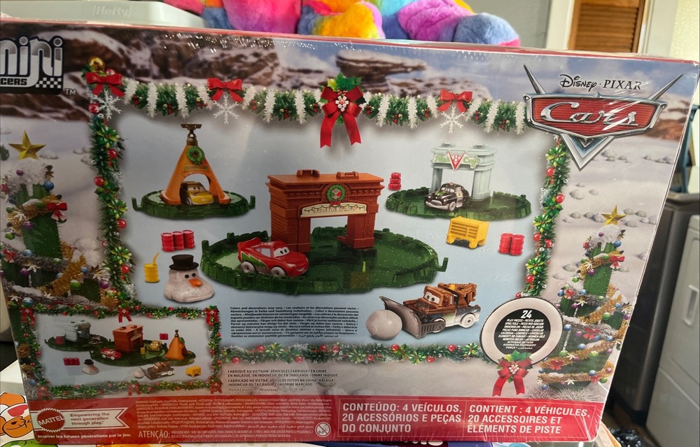 Mattel Disney Pixar Cars Mini Racers Christmas Advent Calendar 2024 Sealed