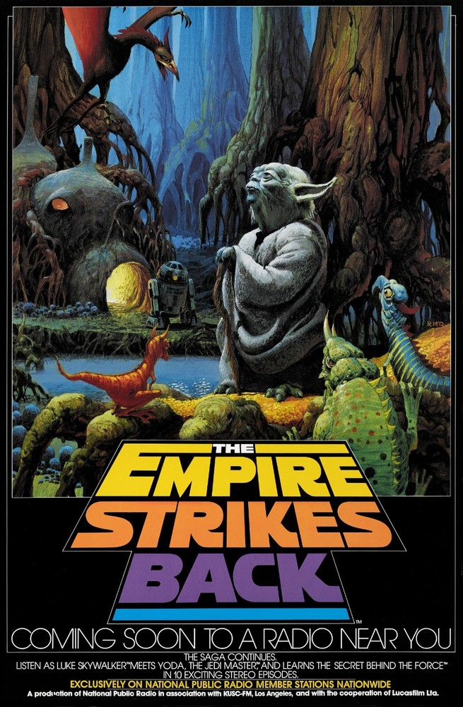 Star Wars Empire Strikes Back Movie Poster 11x17 Radio Show Edition