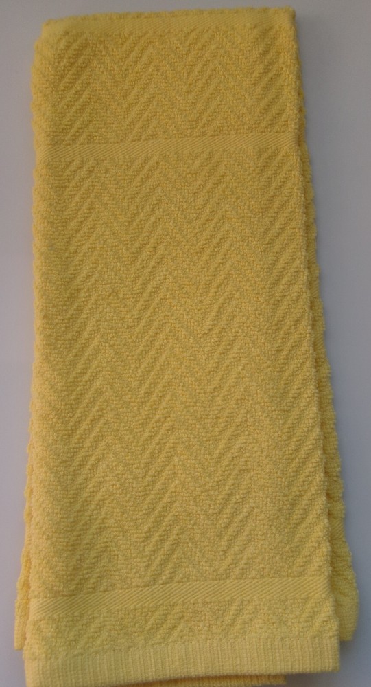 FULL uncut SOLID YELLOW The Big One spring Kitchen Towel NEW-image