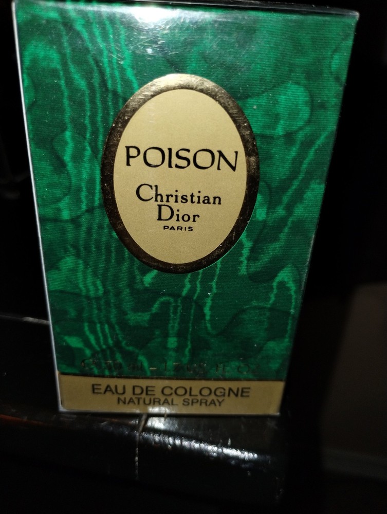 Christian Dior Poison Vintage Eau De Cologne Spray 50ml New Sealed Box