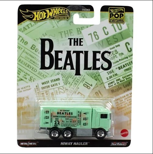 NEW Hot Wheels Premium Pop Culture THE BEATLES HIWAY HAULER HVJ45 1:64 Green