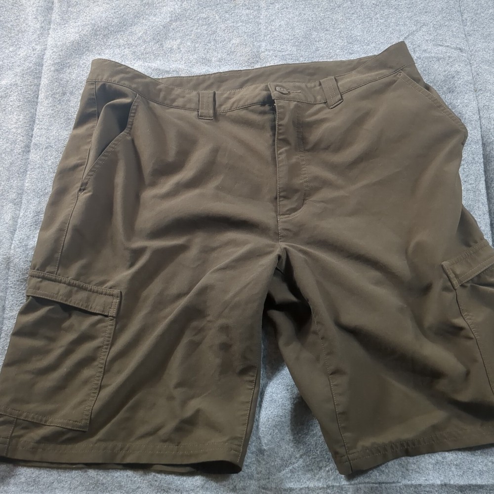 Patagonia Mens Continental Zip Cargo Shorts Brown Stretch Hiking Gorpcore Regular Fit