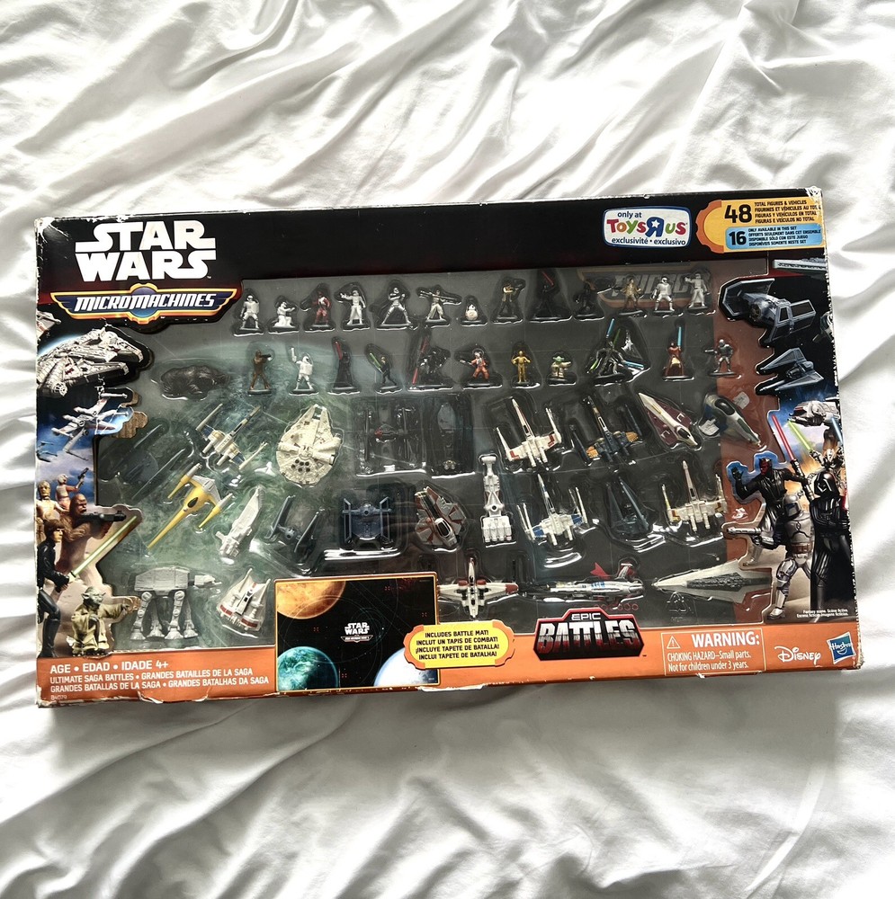 NEW STAR WARS MICRO MACHINES TOYSRUS EXCLUSIVE 48 TOTAL FIGURE EPIC BATTLES