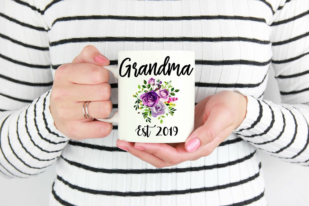 Custom New Grandma Mug Grandma Est Mug New Grandma Gift Grandma To Be New Nana