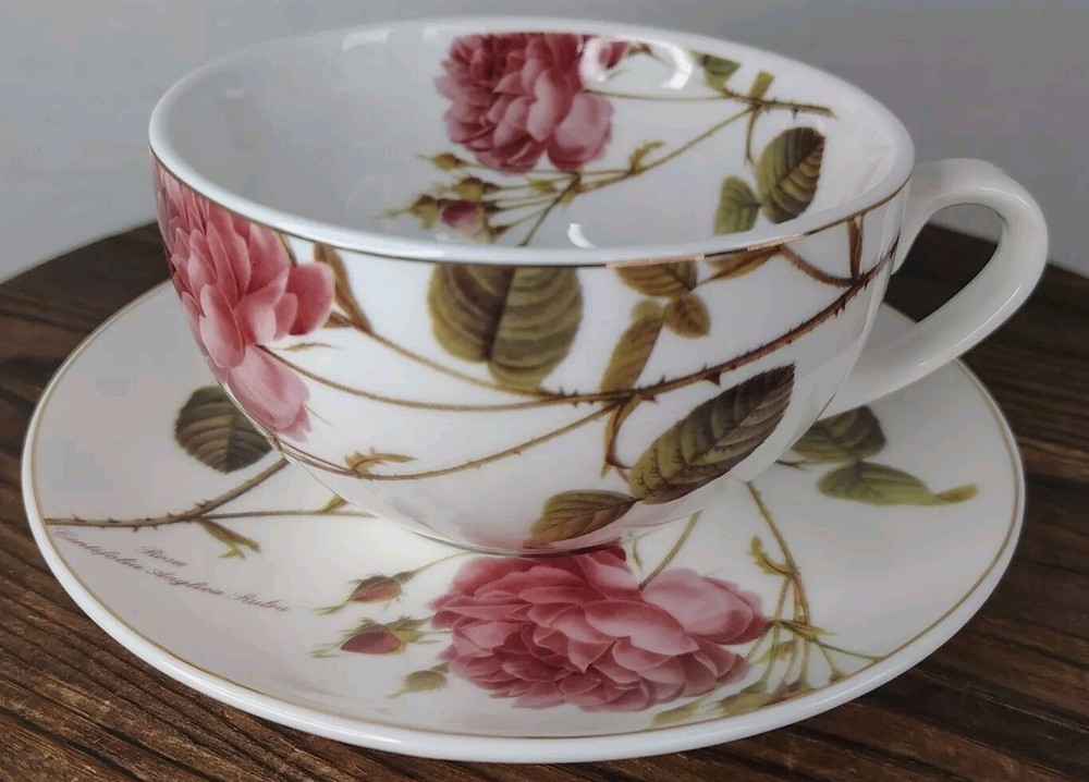 Grace's Teaware Tea Cup & Saucer Floral Mug Rosebush Of Cumberland Tea Cup