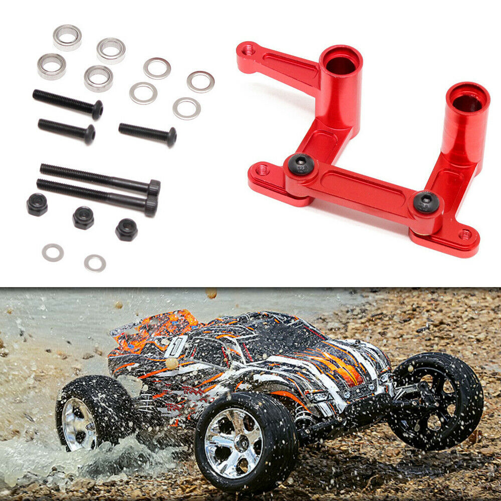 1/10 RC Car Upgraded Aluminium Steering Kit Bellcrank For Traxxas Slash 2WD TRX
