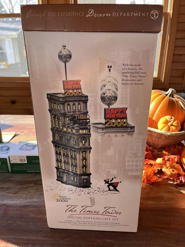 Department 56 Christmas in The City The Times Tower 2000 Special Edition