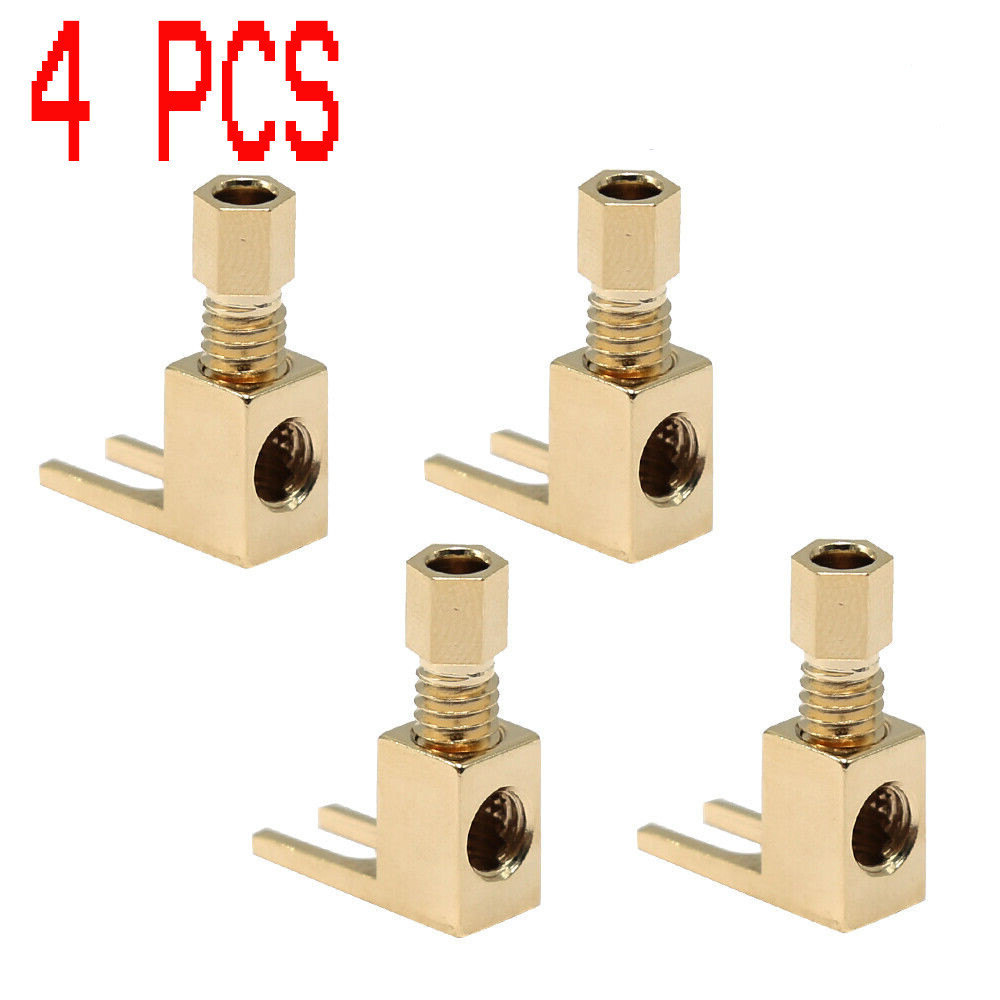 4 Pcs Banana plug to Spade Adapter Plug/Speaker Cable Connector