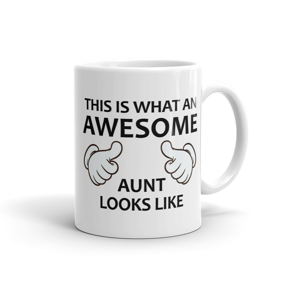 Awesome Aunt Mug Aunt To Be Mug Reveal Mug New Aunt Mug Gift For Aunt New Aunt