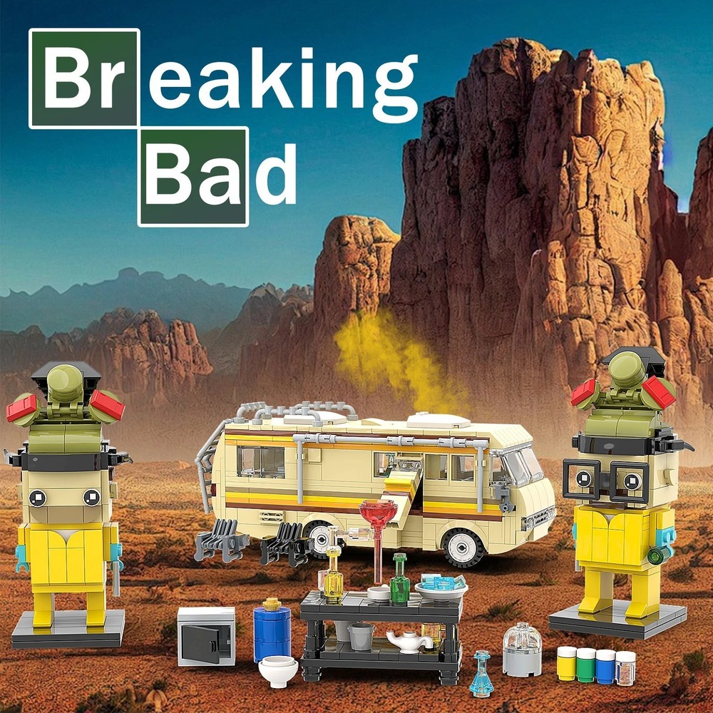 Breaking Bad RV Building Blocks Set 3-in-1 Toy for Kids Adults Gift Quality Toy