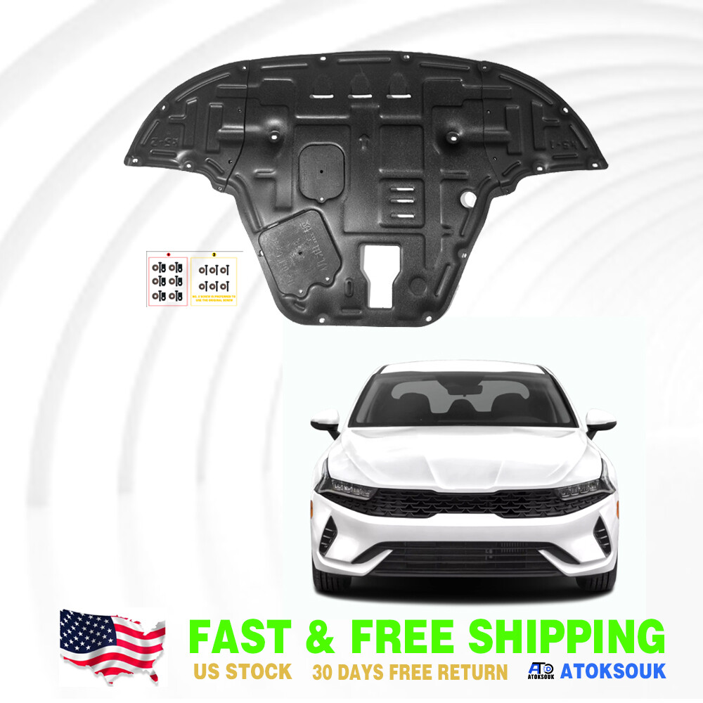 Thick Engine Splash Shield For KIA K5 2021-2024 Front Engine Guard Hard