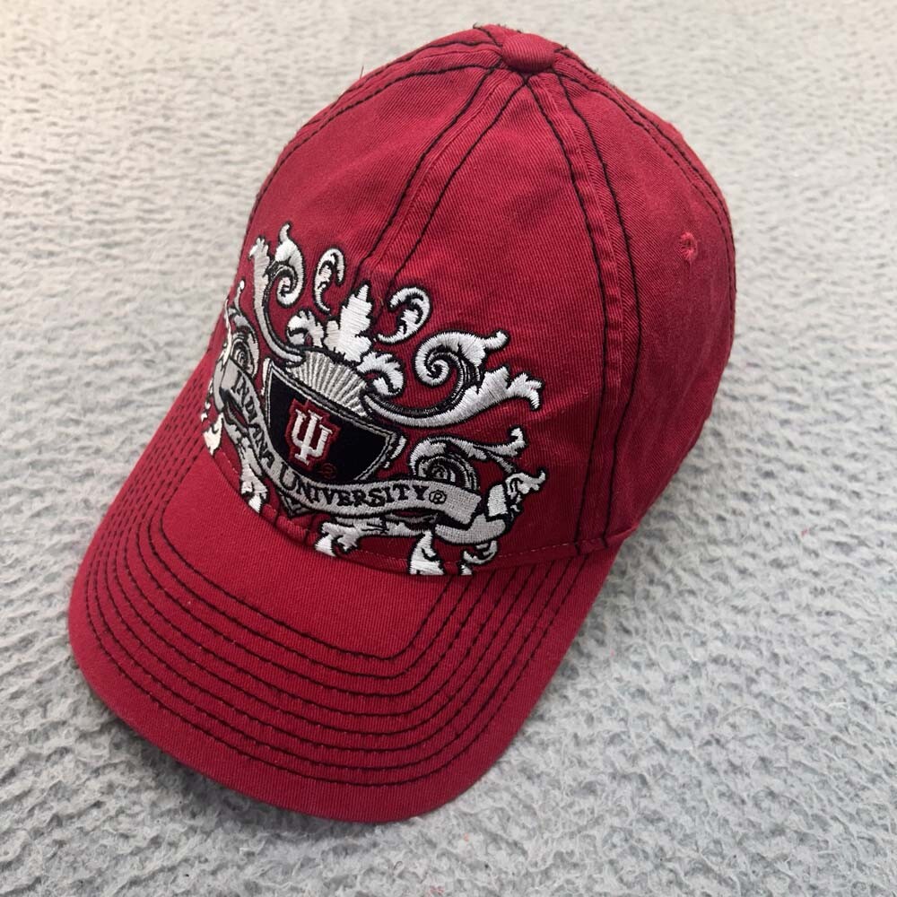 Indiana Hoosiers IU Hat Cap Men One Size Strapback Fancy Basketball