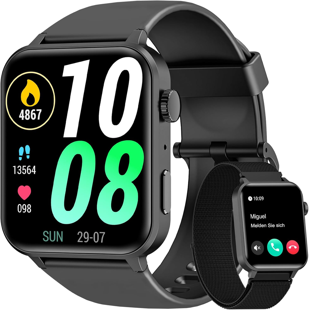 2024 Fitness Tracker Smartwatch with Call Function for Men and Women