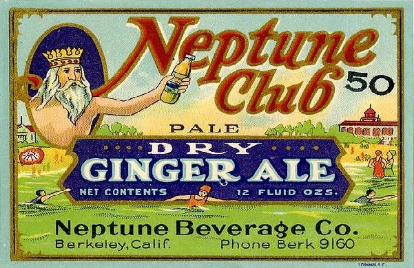Vintage Ginger Ale Beer Label 2x3 Fridge Magnet Collectible Drink Hops Port