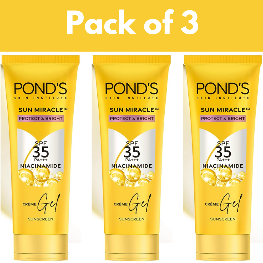 PONDs Sun Miracle SPF 35 PA+++ No White Cast Sunscreen Creme Gel 15G