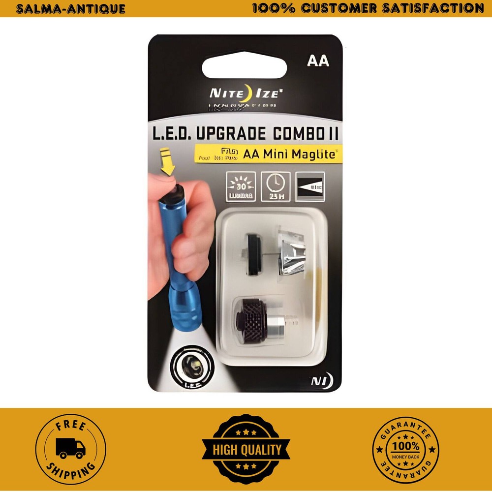 Led Combo Upgrade Kit II , Nite Ize Mini Maglite AA Flashlight New