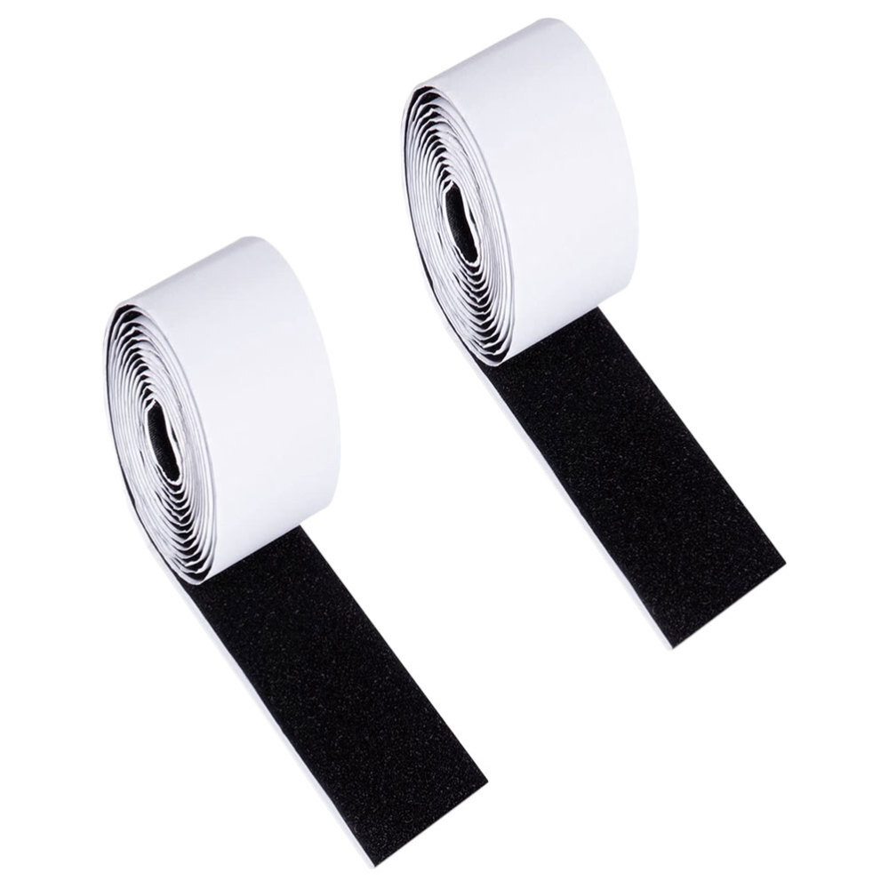 2 Rolls Adhesive Hook and Loop Fastener Tape for Electric Guitar Accessories