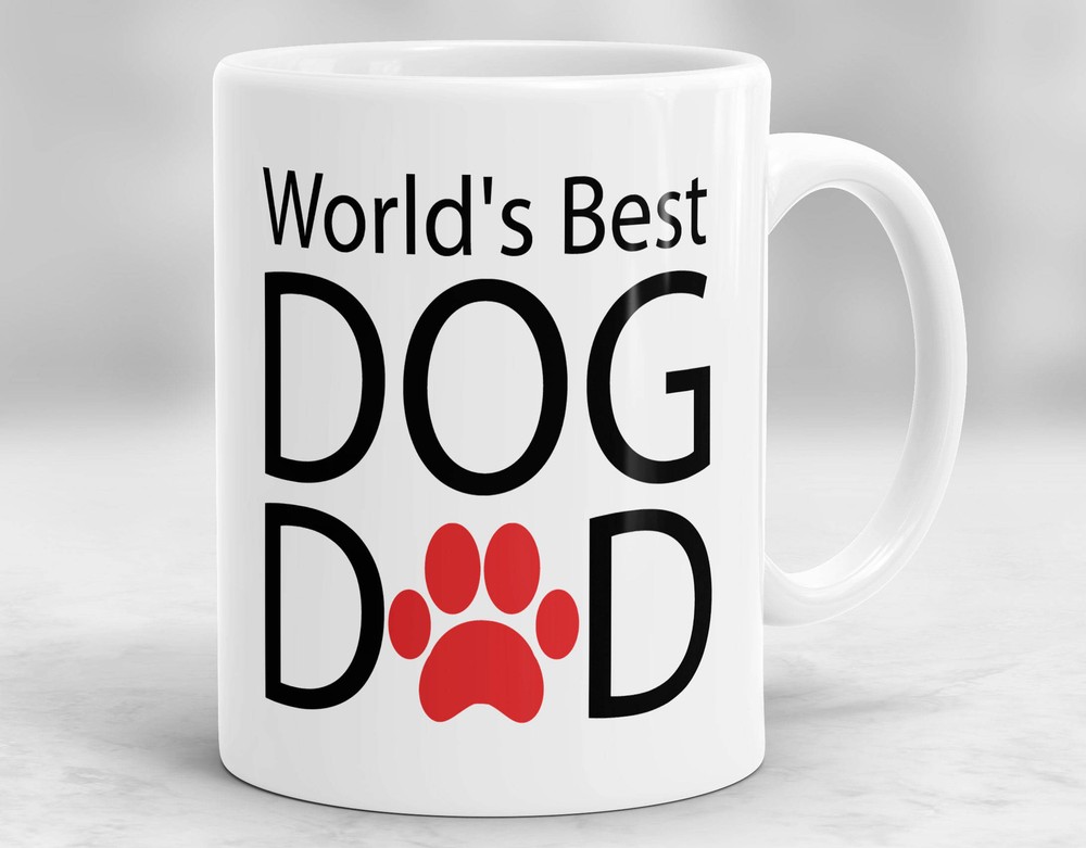 World's Best Dog Dad Mug Gift For Dog Lovers Mug For Dog Lovers P91