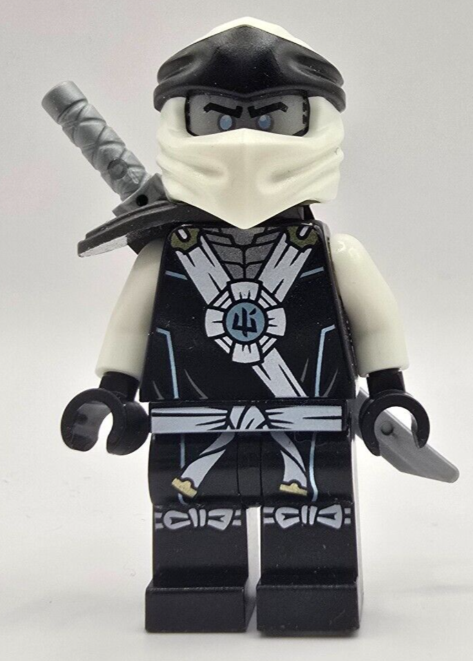LEGO Ninjago Legacy Zane Black Robe Minifigure 71738 Preowned NJO635  
