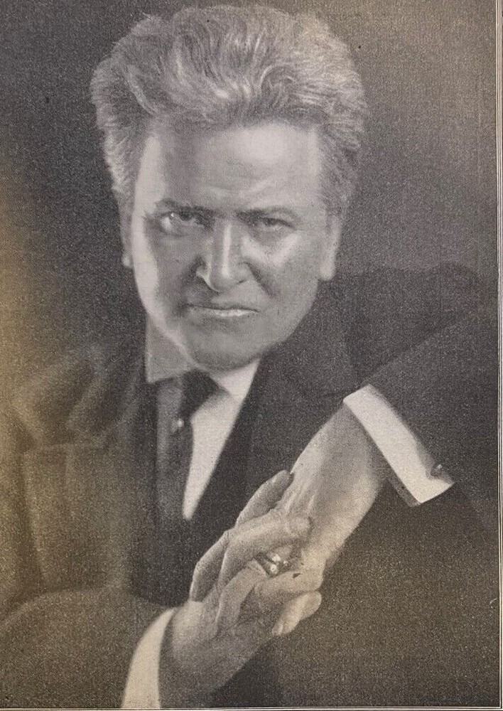 1911 Vintage Magazine Illustration Robert M La Follette Wisconsin Politician