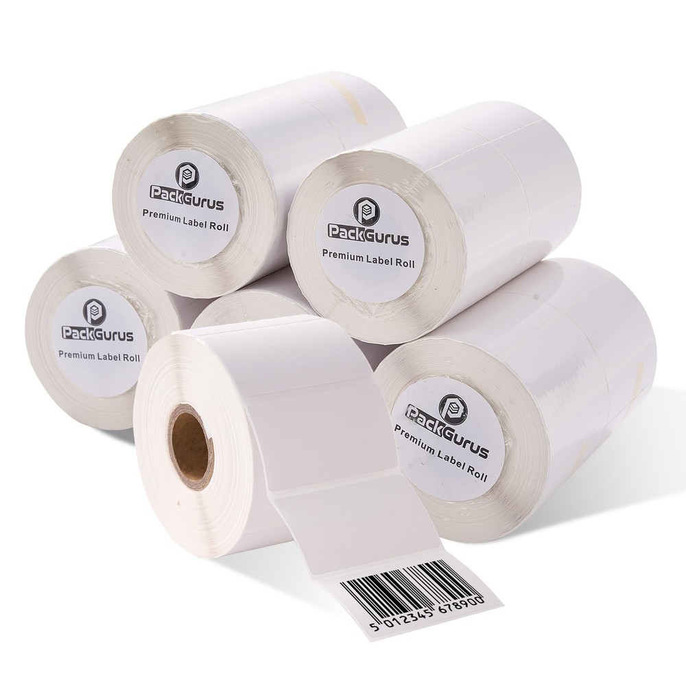 2x1 Direct Thermal Labels for Barcode Shipping Address Multipurpose Use