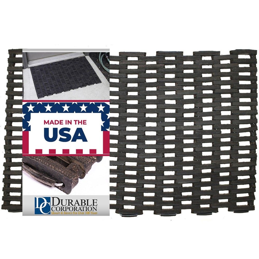 Durable Durite Recycled Tire-Link Outdoor Mat Straight Weave 20 Inch