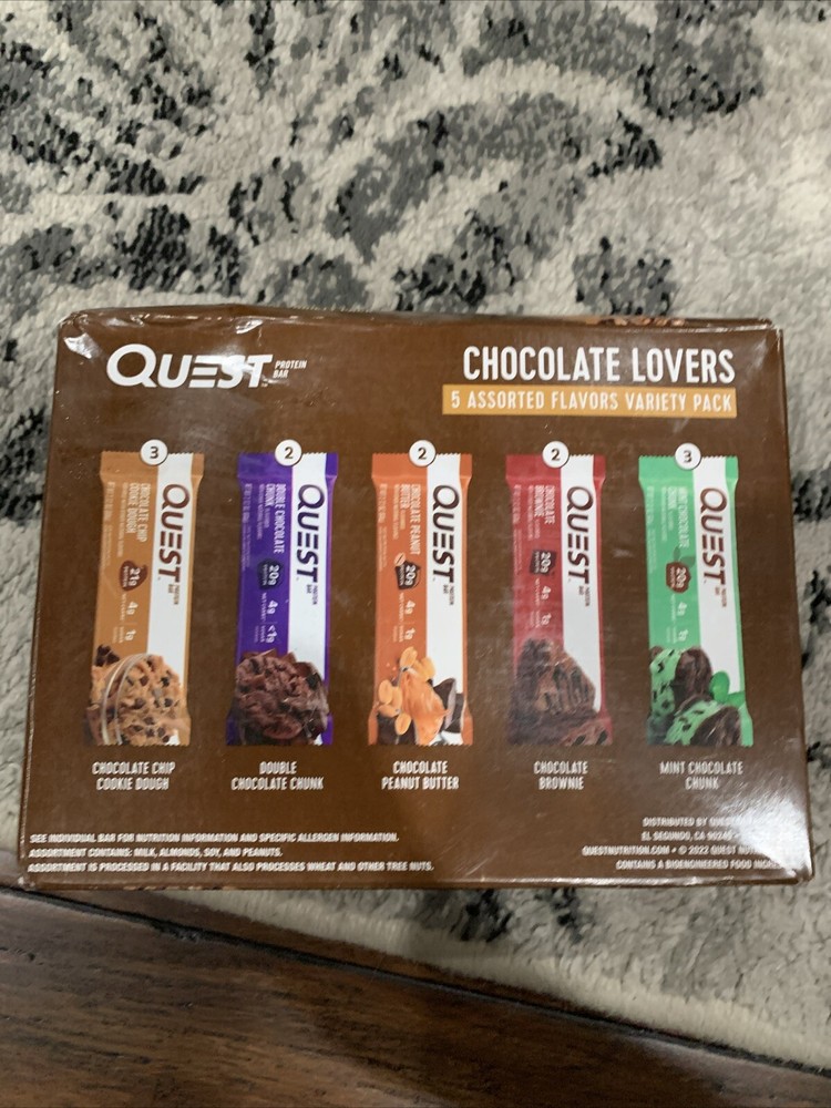 Quest Nutrition Chocolate Lovers Variety Pack, High Protein, Low Carb, (READ)