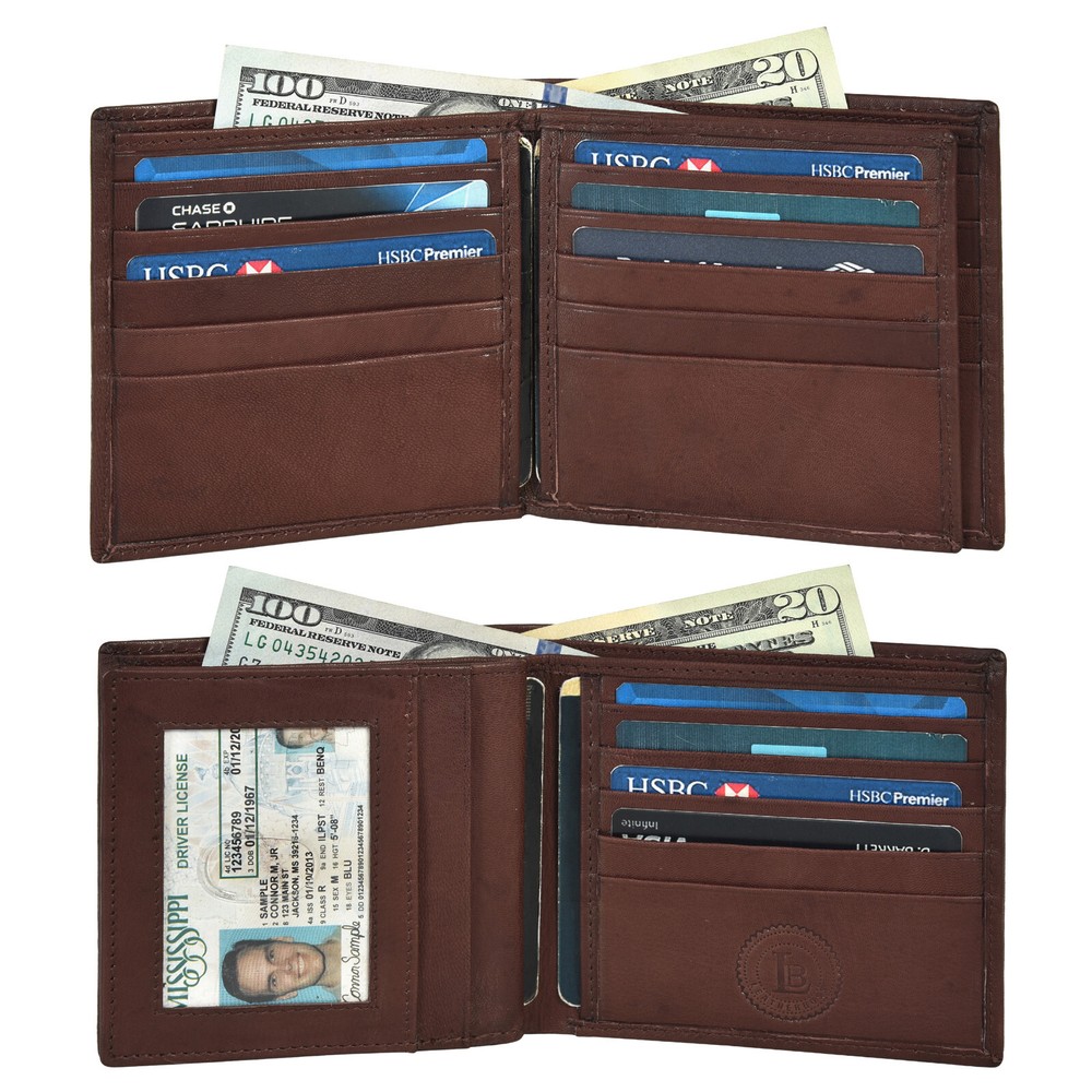 Fathers Day Premium Bifold Genuine Leather Wallet GIFT BOXED with RFID Protected-image