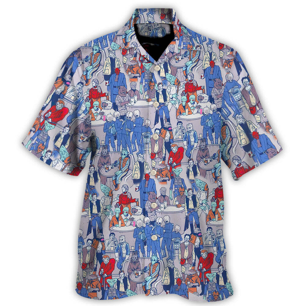 Starwars Cantina Cool   Hawaiian Shirt For Men Women Kids