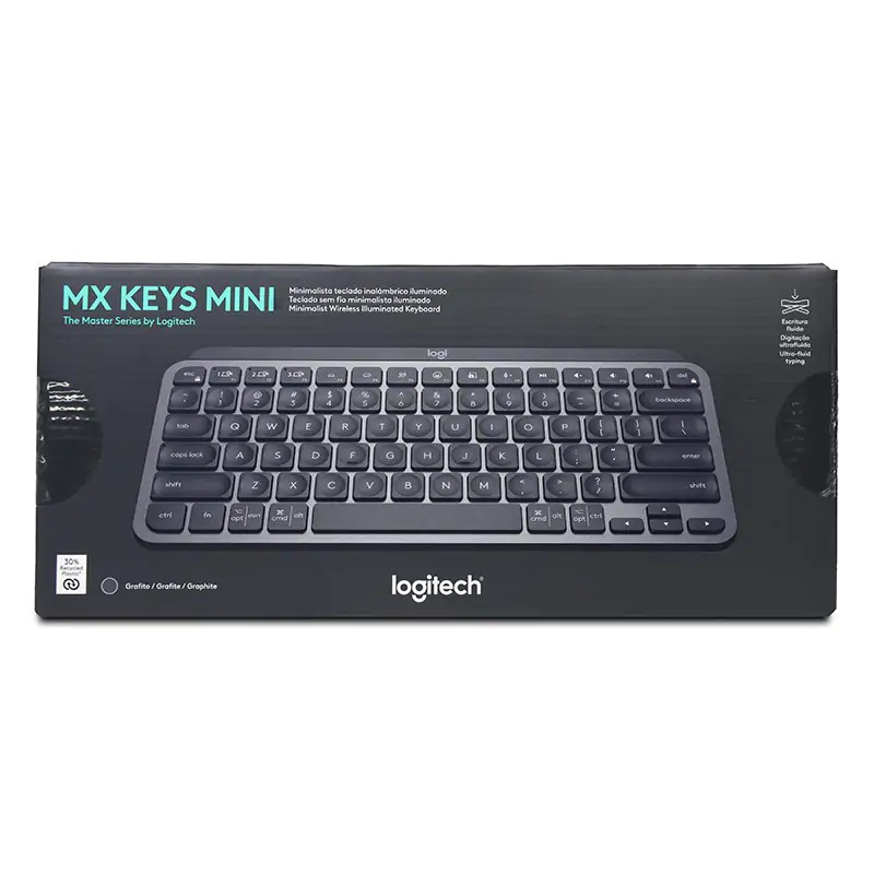 Logitech MX Keys Mini Wireless Keyboard - Graphite (920-010505)