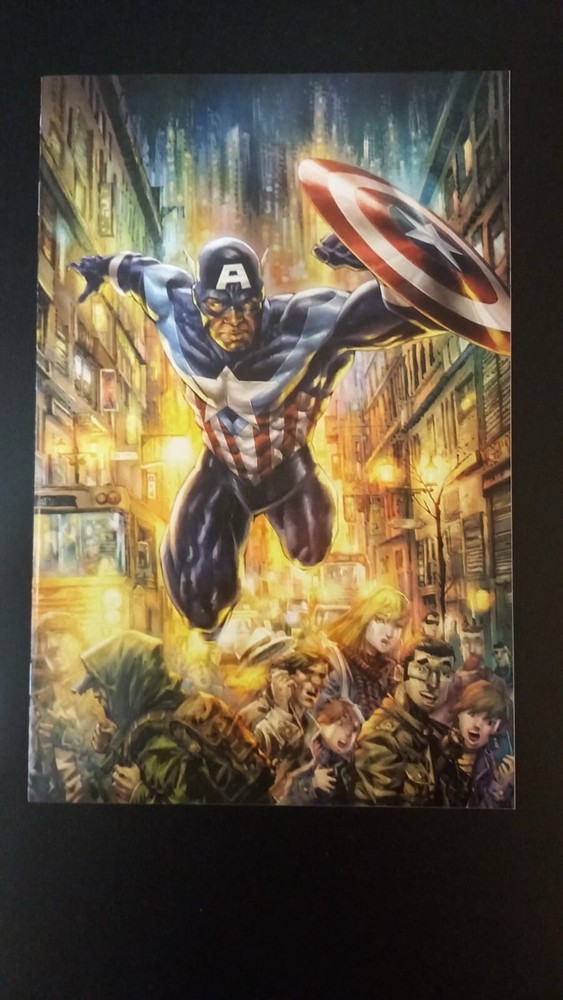 Miles Morales as Captain America #1 Alan Quah Virgin Variant NM/M