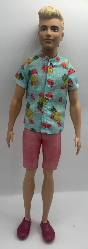 Modern Fashionistas Era Ken Blonde Molded Hair Doll Clothes Casual Watermelon