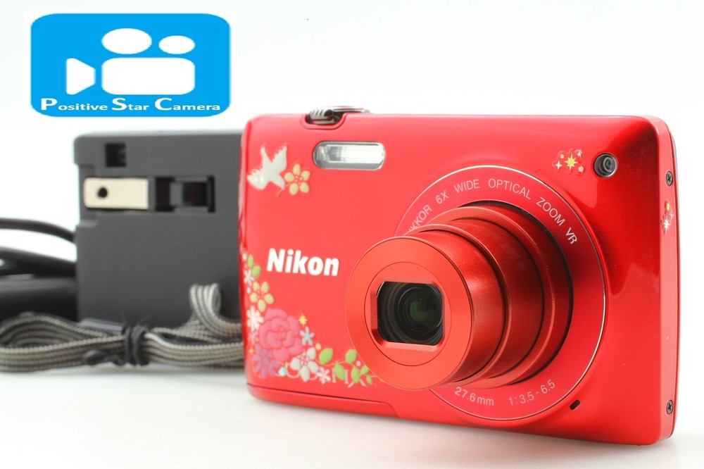[MINT] Nikon Coolpix S4300 Red Digital Camera From JAPAN