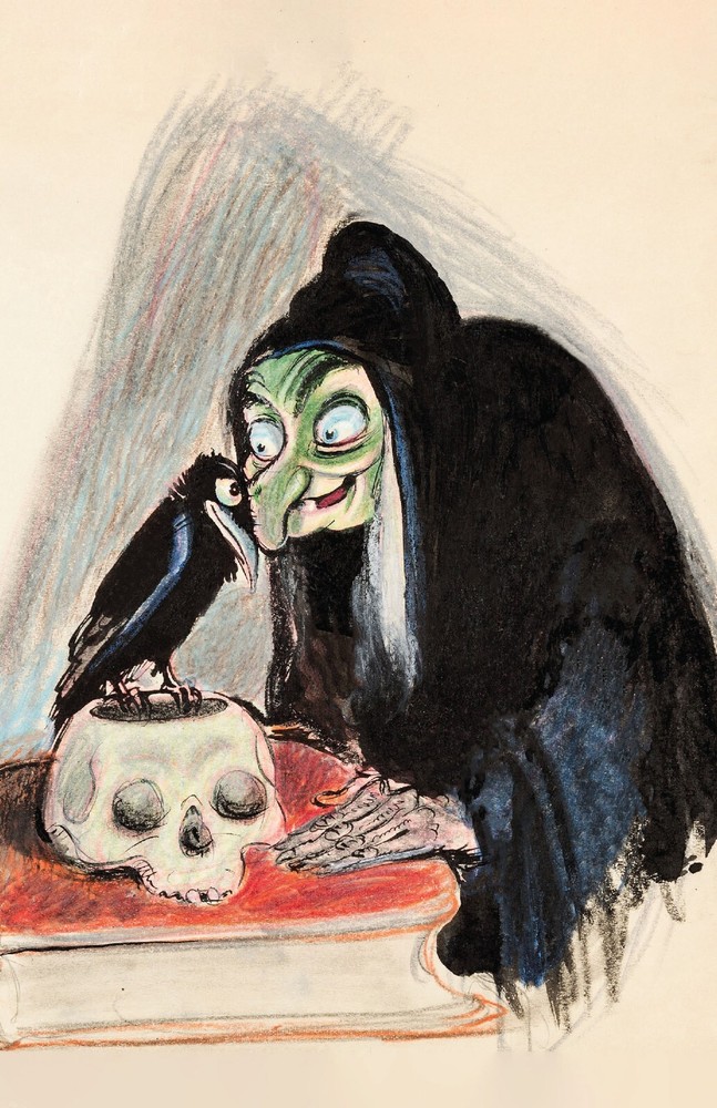 Snow White Evil Queen Poison Apple Art Poster 13x19 Satin Finish Disney Decor